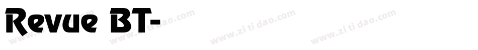 Revue BT字体转换